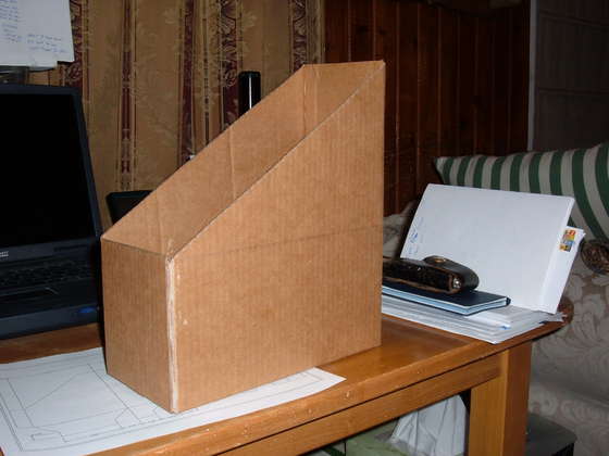 ทำกล่องใส่หนังสือ กล่องใส่นิตยสาร ด้วยกระดาษลัง